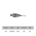 High-precision CNC stylus probe with ruby ball tip, compatible with Renishaw, Hexagon, Zeiss, Mitutoyo, BLUM, Marposs, and Heidenhain. Available in M2 threads for CMM and CNC machine tool probing