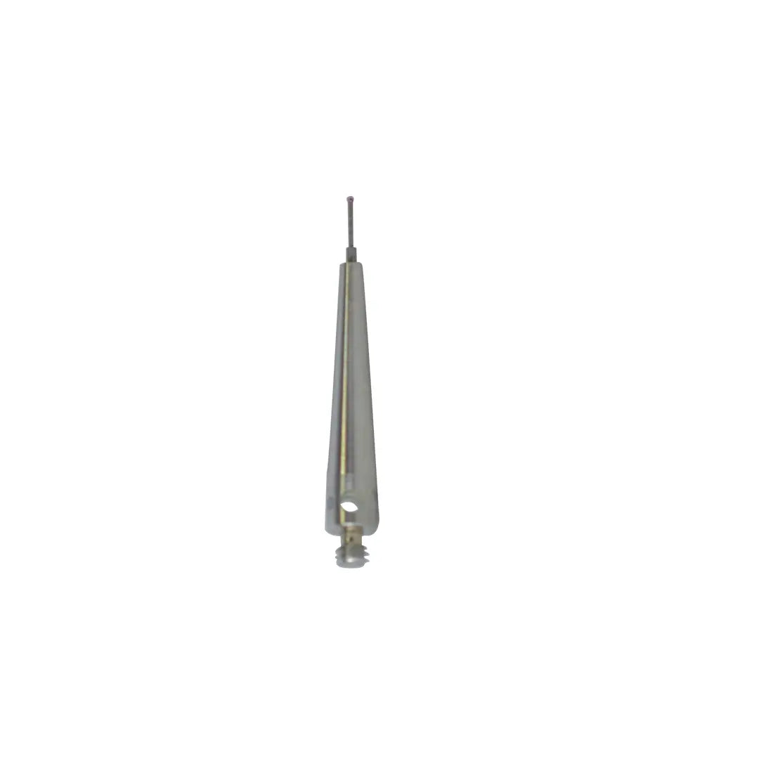 High-precision CNC stylus probe with ruby ball tip, compatible with Renishaw, Hexagon, Zeiss, Mitutoyo, BLUM, Marposs, and Heidenhain. Available in M2 threads for CMM and CNC machine tool probing