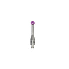 High-precision CNC stylus probe with ruby ball tip, compatible with Renishaw, Hexagon, Zeiss, Mitutoyo, BLUM, Marposs, and Heidenhain. Available in M2 threads for CMM and CNC machine tool probing