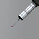 High-precision CNC stylus probe with ruby ball tip, compatible with Renishaw, Hexagon, Zeiss, Mitutoyo, BLUM, Marposs, and Heidenhain. Available in M2 threads for CMM and CNC machine tool probing