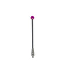 High-precision CNC stylus probe with ruby ball tip, compatible with Renishaw, Hexagon, Zeiss, Mitutoyo, BLUM, Marposs, and Heidenhain. Available in M2 threads for CMM and CNC machine tool probing