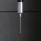 High-precision CNC stylus probe with ruby ball tip, compatible with Renishaw, Hexagon, Zeiss, Mitutoyo, BLUM, Marposs, and Heidenhain. Available in M2 threads for CMM and CNC machine tool probing