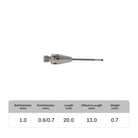High-precision CNC stylus probe with ruby ball tip, compatible with Renishaw, Hexagon, Zeiss, Mitutoyo, BLUM, Marposs, and Heidenhain. Available in M3 threads for CMM and CNC machine tool probing
