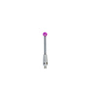 High-precision CNC stylus probe with ruby ball tip, compatible with Renishaw, Hexagon, Zeiss, Mitutoyo, BLUM, Marposs, and Heidenhain. Available in M3 threads for CMM and CNC machine tool probing