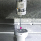 High-precision CNC stylus probe with ruby ball tip, compatible with Renishaw, Hexagon, Zeiss, Mitutoyo, BLUM, Marposs, and Heidenhain. Available in M3 threads for CMM and CNC machine tool probing