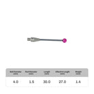 High-precision CNC stylus probe with ruby ball tip, compatible with Renishaw, Hexagon, Zeiss, Mitutoyo, BLUM, Marposs, and Heidenhain. Available in M3 threads for CMM and CNC machine tool probing