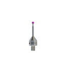 High-precision CNC stylus probe with ruby ball tip, compatible with Renishaw, Hexagon, Zeiss, Mitutoyo, BLUM, Marposs, and Heidenhain. Available in M4 threads for CMM and CNC machine tool probing