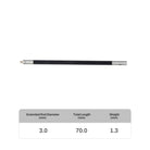 M2 carbon fiber probe extension for CMM systems, compatible with Renishaw, Hexagon, Zeiss, Mitutoyo, and more. High-precision, corrosion-resistant extension for deep cavity and complex measurements.